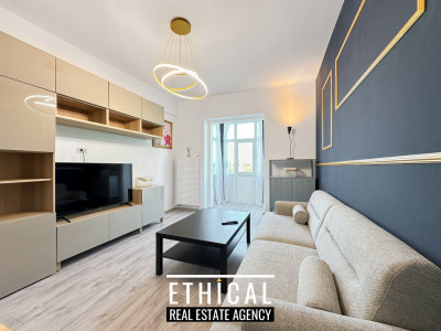 2 cam. Pod Constanta, 5 min metrou Jiului. Renovat integral + centrala proprie!
